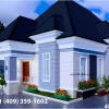Modern 4 bedroom Bungalow house plans