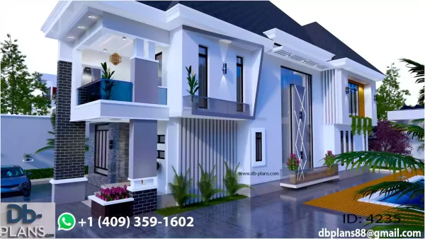 4 bedroom duplex Floor plan