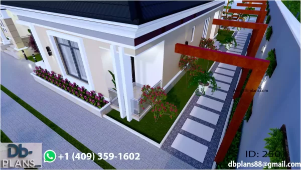 4 bedroom bungalow plans with pictures