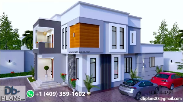 4 bedroom duplex Floor plan