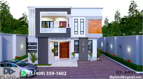 4 bedroom duplex house plans