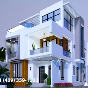 5 bedroom duplex plan