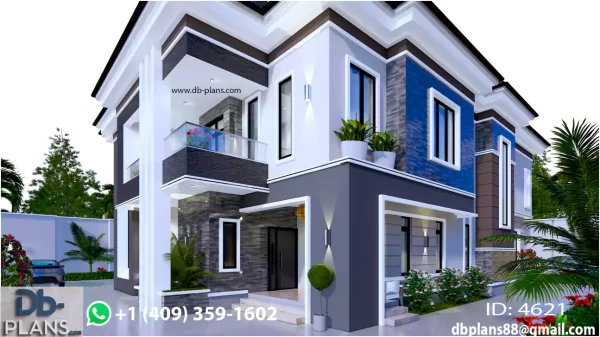 6 Bedroom Duplex Plan