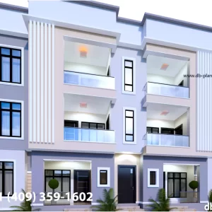 4 bedroom terrace design