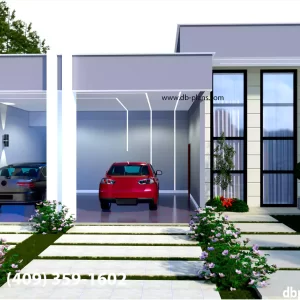 3 bedrooms house plan